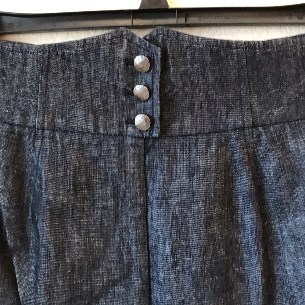 Classiques Entier Classic Denim Pencil Skirt Size 8 Blue Office Career Cotton - Picture 5 of 8
